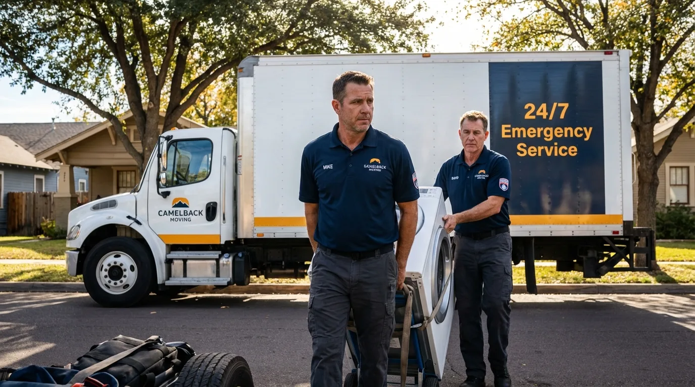 CamelBack Moving crew loading furniture in De Leon Springs, FL