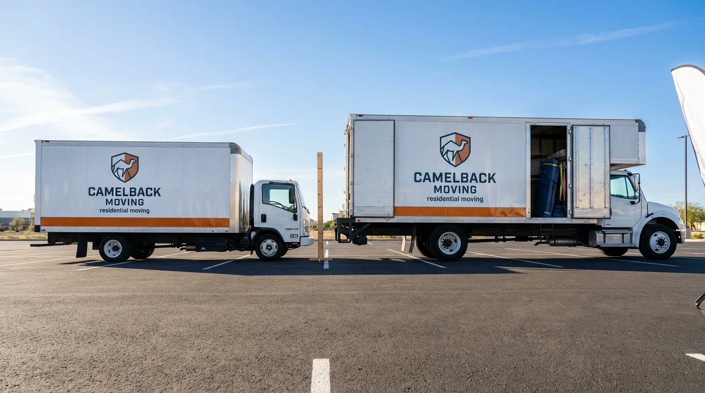 Moving truck size capacity guide in De Leon Springs
